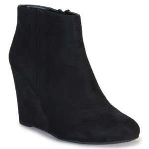 Black Wedge Booties, Never Been Worn